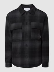 Hemdjacke mit Wattierung von Lindbergh Grau - 35