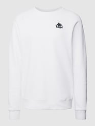 Sweatshirt mit Label-Stitching Modell 'TAULE' von Kappa Weiß - 18