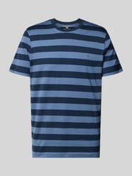 T-shirt w kroju regular fit z haftowanym logo od Christian Berg Men - 34