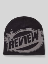 Beanie mit Label-Print von REVIEW Schwarz - 23