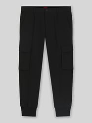 Tapered fit stoffen broek met bandplooien, model 'GALVIN241' van HUGO - 17