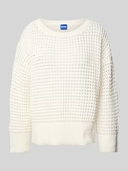 Strickpullover mit Rundhalsausschnitt Modell 'Sumeria' von Hugo Blue - 12