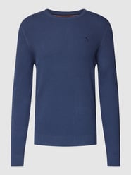 Gebreide pullover met structuurmotief van Lerros Blauw / turquoise - 26