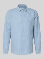 regular fit vrijetijdsoverhemd van mix van katoen en linnen model 'CLAY LINENBLEND' van Selected Homme - 11
