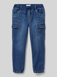 Baggy fit cargojeans met elastische boorden, model 'BEN' van Name It - 27