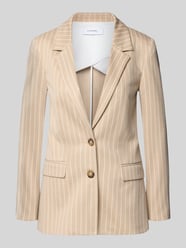 Blazer met reverskraag van COMMA Beige - 12