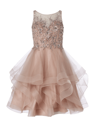 Cocktailkleid mit verstärktem Bustier von Unique Beige - 25