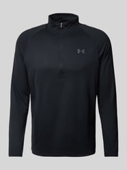 Longsleeve aus Viskose mit Troyer-Kragen von Under Armour Schwarz - 21