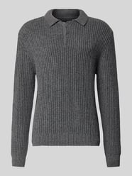 Gebreide pullover met kentkraag van JAKE*S STUDIO MEN - 6