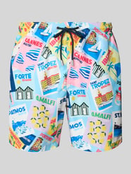 Badehose im Allover-Look Modell 'LIGHTING Postcard' von MC2 Saint Barth - 16