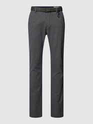 Chino mit Gürtel von Tom Tailor Denim Grau - 6