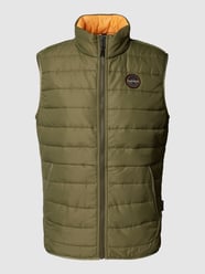 Steppweste mit Label-Patch Modell 'ACALMAR' von Napapijri Grün - 34