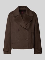 Kurzmantel aus Lanawoll-Mix Modell 'PEACOT' von Stefanel - 1