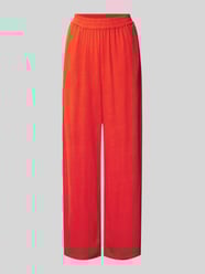 Wide fit stoffen broek met elastische band van Jake*s Casual - 28