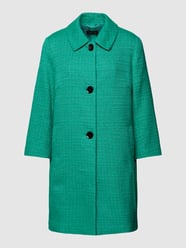 Lange blazer met platte kraag van comma Groen - 12