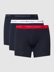 Boxershort met elastische band in een set van 3 stuks van Tommy Hilfiger Wit - 45