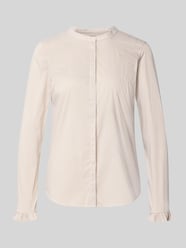 Bluse mit Mao-Kragen und Rüschenärmeln Modell 'Mattie' von MOS MOSH - 28
