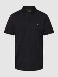 Poloshirt met logostitching, model 'EALIS' van Napapijri Zwart - 32