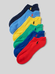 Sneakersocken mit Logo-Stitching im 6er-Pack Modell 'SOLIDS' von Polo Ralph Lauren Underwear Gelb - 2