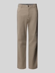 Straight fit stoffen broek met Franse steekzakken van Christian Berg Men - 29