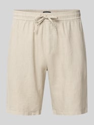 Shorts mit elastischem Bund und Gesäßtasche von MCNEAL Beige - 1