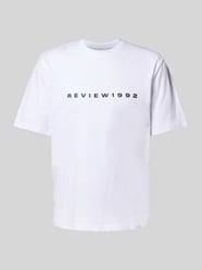 T-Shirt mit Label-Print von REVIEW - 42