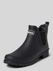 Kalosze z detal z logo model 'Wilton Chelsea' od Barbour - 21