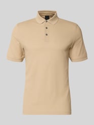 Koszulka polo o kroju slim fit z fakturowanym wzorem od bugatti - 30