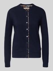 Regular fit gebreid jack van een mix van wol en katoen, model 'PENDLE' van Barbour - 40