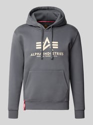 Regular Fit Hoodie aus Baumwoll-Mix mit Logo-Print von Alpha Industries - 34