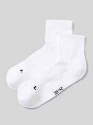 Mid Running Socks im 2er-Pack mit gerippten Bündchen von SNOCKS - 3