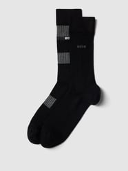 Socken mit Label-Detail im 2er-Pack von BOSS Schwarz - 26