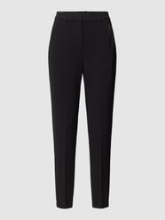 Bandplooibroek met viscose, model 'SICILIA' van MaxMara Leisure Grijs / zwart - 34