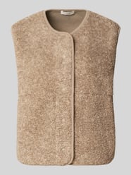 Weste mit Fleece-Innenseite von Christian Berg Woman Beige - 41