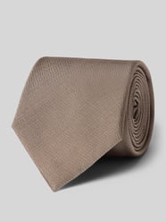 Seidenkrawatte aus reiner Seide (7,5 cm) von Willen Beige - 42