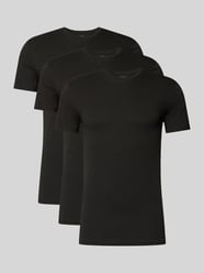 T-shirt o kroju slim fit z czystej bawełny w Zestaw 3 szt. od Polo Ralph Lauren Underwear - 5
