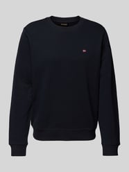 Sweatshirt met logostitching, model 'BALIS' van Napapijri - 11