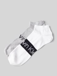 Socken mit Label-Print im 2er-Pack von CK Calvin Klein - 45