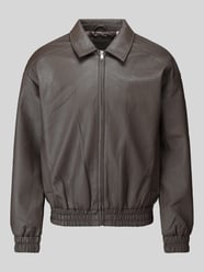kurtka z ekoskóry o kroju regular fit model 'REX' od ONLY & SONS - 13