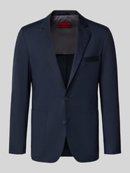 Marynarka o kroju regular fit z mieszanki bawełny model 'HANFRED' od HUGO - 34