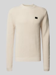 Strickpullover mit Label-Detail von G-Star Raw Beige - 31