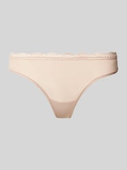 String mit Spitzenbesatz von Calvin Klein Underwear Beige - 48