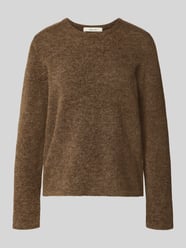 Regular Fit Pullover aus Woll-Mix Modell 'LULU' von Selected Beige - 42