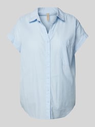 Blusenshirt mit Brusttasche Modell 'DORA' von Soyaconcept Blau - 10