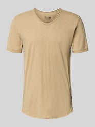 T-shirt o kroju regular fit z czystej bawełny Model 'BENNE LONGY' od ONLY & SONS - 32
