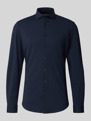 Slim Fit Business-Hemd mit Haifischkragen von Jake*s - 3
