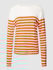 Shirt met lange mouwen met streepmotief van Gant Oranje - 16