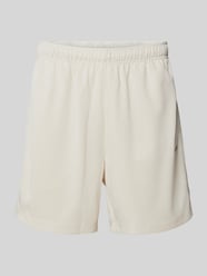 Regular Fit Shorts mit Logo-Stitching von BLKVIS Beige - 16