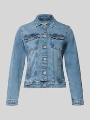 Kurtka dżinsowa o kroju slim fit z mieszanki bawełny od Tom Tailor - 17