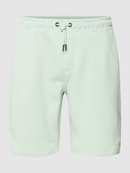 Sweatshorts met labeldetail van Blend Groen - 15